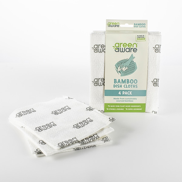 The Bamboo Dish Cloth Packaging